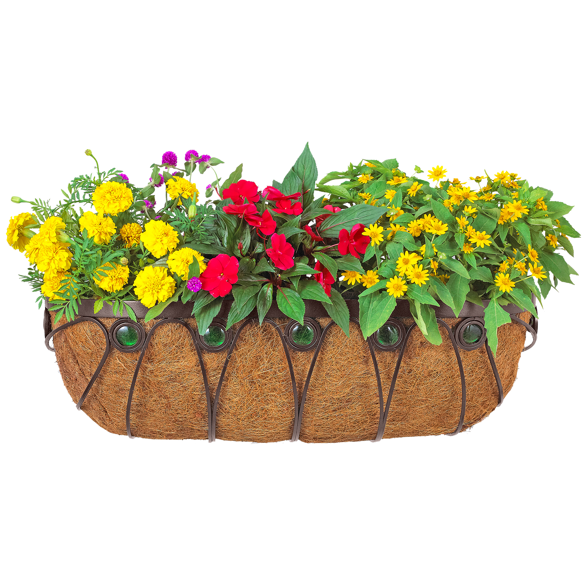Arcadia Garden Products Emerald Series Metal Wall Planter - image 2 of 6