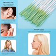 thumbnail image 2 of Ear Piercing Cleaner, Disposable Piercing Aftercare Piercing Cleaning Line Earring Hole Piercing Cleaner Ear 180pcs, 2 of 5