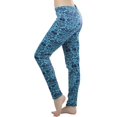 thumbnail image 3 of ToBeInStyle Women's Fleece Lined Leggings with Tribal Print Band, 3 of 3