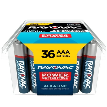 Rayovac High Energy AAA Batteries (36 Pack), Triple A Batteries