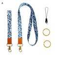 thumbnail image 4 of YAOMOBB Keychain Lanyard Sunflower Pattern Phone Lanyard Sturdy Anti Lost Colorful Polyester Keychain Card Holder, 4 of 6