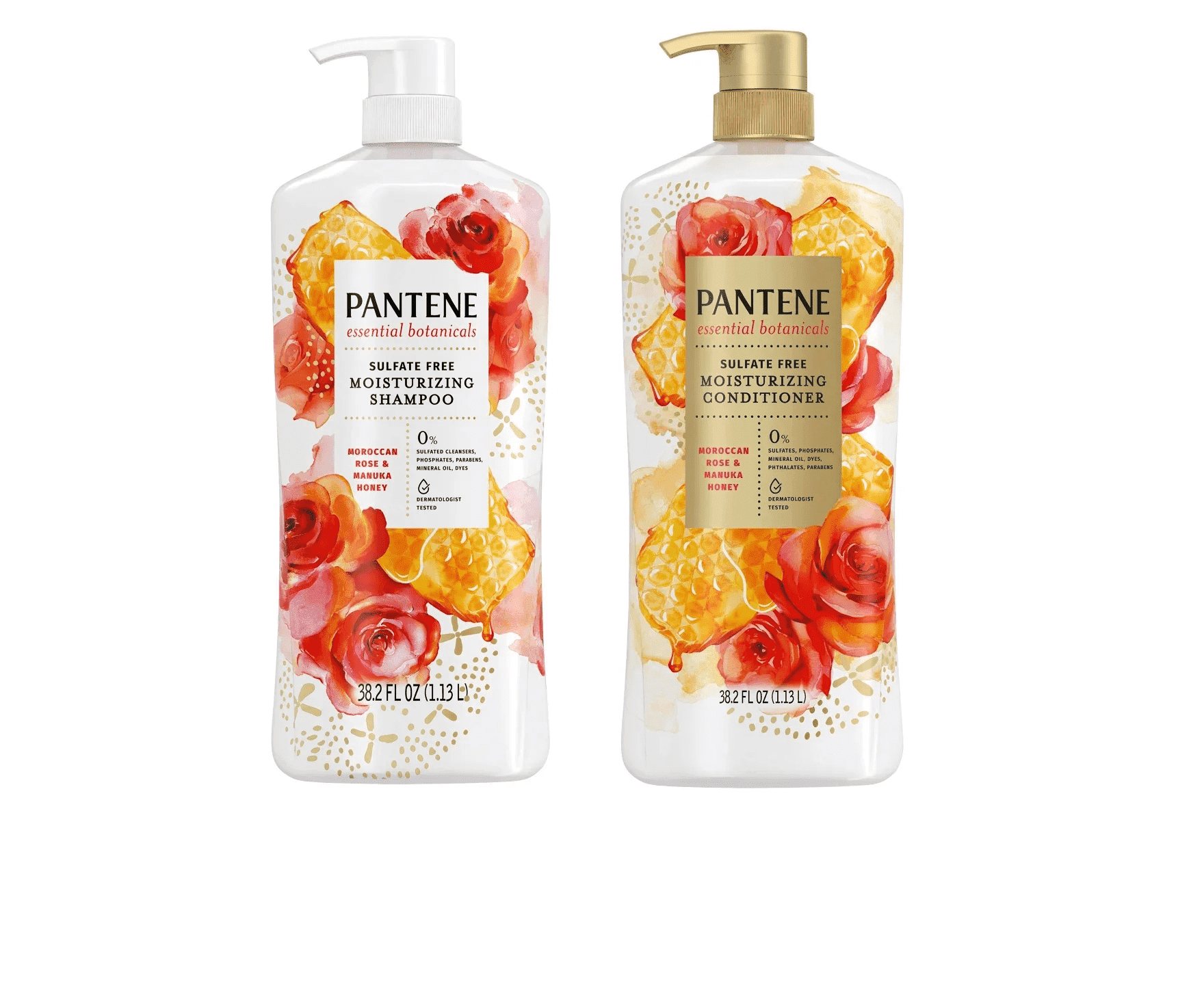 Pantene Essential Botanicals Jasmine and Citrus Shampoo 38.2 oz