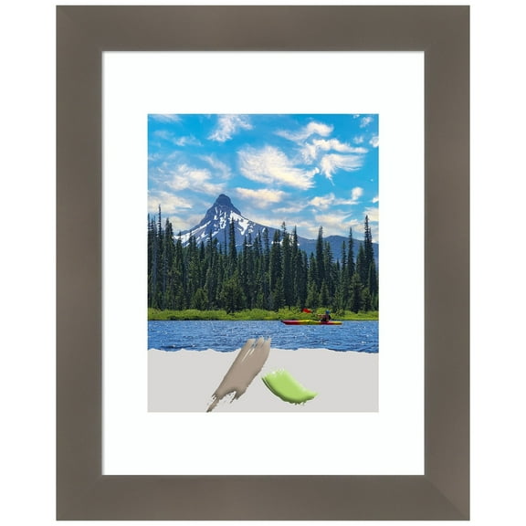 Edwin Clay Grey Wood Picture Frame, Photo Frame, Art Frame
