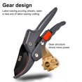 thumbnail image 5 of Huepoe Heavy Duty Ratchet Pruning Shears, SK-5 Steel Garden Clippers with Ergonomic Handle, Safety Lock, 3/4" Cutting Capacity for Roses, Plants, Tough Branches, 5 of 7