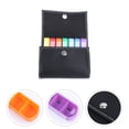 thumbnail image 4 of CIMAXIC Portable Weekly Pill Boxes Made of Durable Plastic Assorted Color 7 Boxes 28 Grids,5.12"X4.33"X1.77", 4 of 5