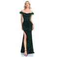 thumbnail image 1 of Wedding Dress Wedding Guest Dresses for Women Spangled Evening Dress Women's Banquet Sexy Slit Fishtail Skirt Long Bridesmaid Toast Dress, 1 of 8
