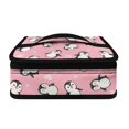thumbnail image 2 of KUIFORTI Cute Penguin Laptop Lunch Bag Durable Washable Handbag Leakproof Lunch Box Zipper Pouch School Satchel Bag for Travel Hiking Camping, 2 of 7