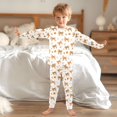thumbnail image 4 of Pajama Bow Leaves Cute Comfortable Cotton Two-piece Pajama Set, 4 of 7