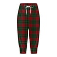 thumbnail image 4 of Sweatpants Capris For Women Print Pants Bottom Drawstring Joggers Womens Business Casual Pants with Pockets Women Pants Casual Cargo Womens Patchwork Casual Pants High Waist plus Size Women Pants, 4 of 4
