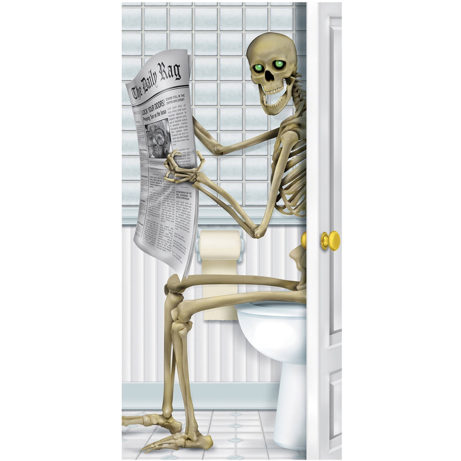 Halloween Body Parts Refrigerator Door Cover 30 x 60