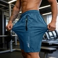 thumbnail image 6 of LWavelet Workout Shorts Men Relaxed Fit Drawstring Running Shorts Breathable Quick Dry Beach Gym Shorts with Pockets, 6 of 7