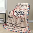 thumbnail image 4 of LHSHID to My Mom Blanket Mom Gifts from Daughter and Son Mom Birthday Gift Gifts for Mom Throw Blankets Gifts for Mother''s Day Best Mom Ever Flannel Bedding Blanket Soft Throw Blanket 60x80in, 4 of 6