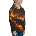 thumbnail image 3 of Easygdp Cool Fire Man Boys Hoodie Kids Sweatshirt Youth Pullover With Hood-Medium, 3 of 6