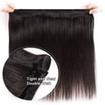 thumbnail image 5 of Straight Hair Bundles Human Hair  3/4 Pcs Bundles Weave Brazilian Human Hair Bundles Natural Color Unprocessed Virgin Brazilian Remy Hair Extensions, 5 of 6