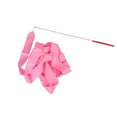 thumbnail image 2 of Aoanydony 2 Meters Ribbon Wands Party Favors Rainbow Training Portable Party Bag Stuffers Gymnastics Dance Streamers Kids Pink, 2 of 6