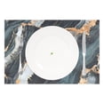 thumbnail image 2 of Ryvnso Placemats Set of 4 Marble Pattern Dining Mats Heat-Resistant Non-Slip Washable Table Mat, 2 of 8