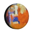 thumbnail image 2 of YFYANG 15'' Tire Cover, Orange Watercolor Art Universal Spare Wheel Covers, Dust-Proof, Water-Proof, Sun-Proof and Corrosion-Proof, 2 of 9