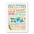 thumbnail image 2 of Palm Springs, California, Stacked Typography, Lantern Press, Premium Playing Cards, 52 Card Deck with Jokers, USA Made, 2 of 5