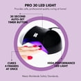thumbnail image 2 of Red Carpet Manicure Pro 30 – 6W LED Gel Polish Curing Light for Gel Nail Polish, Fast 30-Second Cure, Long-Lasting 50,000-Hour LED, Ergonomic & Acetone-Resistant Lamp for Salon-Quality Manicures, 2 of 4