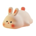 thumbnail image 2 of Night Lights Rabbit Light 2024 New Cute Silicone Baby Animal Night Lamp Rabbit Night Light For Kids 3 Level Dimmable Nursery Bunny Nightlight Bedside Lamp For Breastfeeding White, 2 of 9