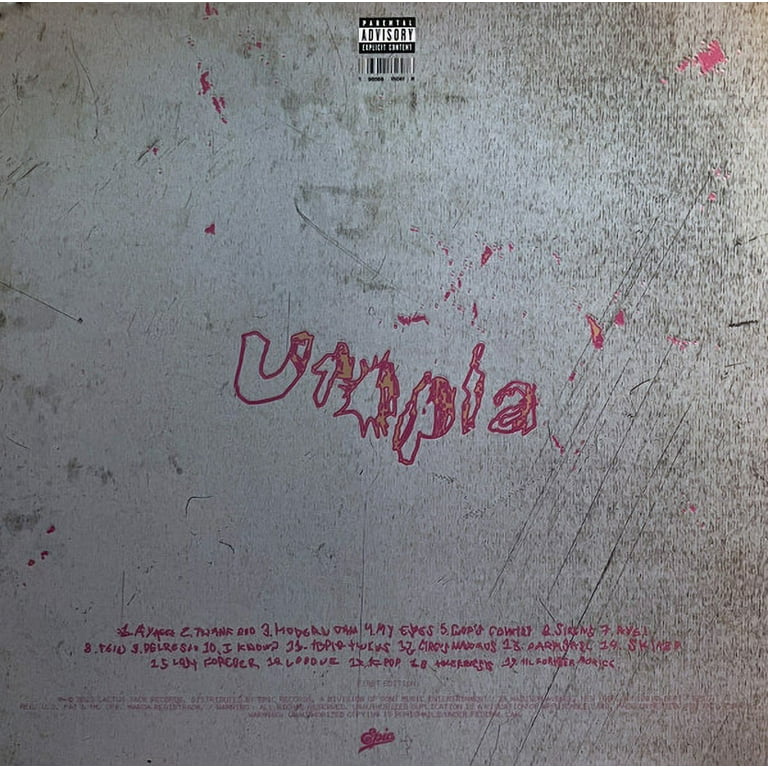 送料無料 Travis Scott utopia ZINE cover 1 Utopia Zine