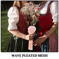 thumbnail image 3 of ADDHAT Tela De Malla Con Borde Corrugado Rosa Para Envolver Ramos Floral, 3 of 6