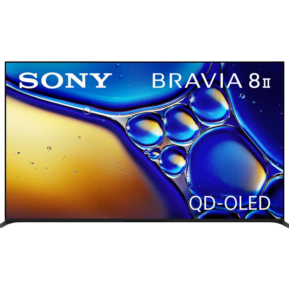 Sony K65XR80M2 BRAVIA 8 II 65" QD-OLED 4K HDR TV (2025) Bundle with CPS Exclusive 26 Month Protection, Wall Mount, 2x HDMI Cables, Surge Adapter & Deco Gear Complete Home Theater Beginner's Guidebook