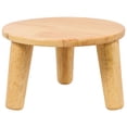 thumbnail image 3 of Taburete de madera para plantas, soporte redondo para macetas, soporte decorativo para plantas, pequeño elevador de madera, soporte para macetas para decoración de interiores del hogar, 3 of 7