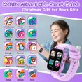 thumbnail image 6 of Vakzovy 1.54" Smart Watch for Girls Smart Watch for Kids with Camera Games Pedometer Video MP3 Flashlights Calculator Alarm Clock Children Touch Screen Purple, 6 of 8