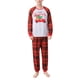 thumbnail image 2 of Sonducket Pijamas familiares Navidad Vacaciones Impreso Plaid Ropa de dormir Manga larga Cuello Loungewear Pijama HOMBRES L, 2 of 6