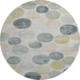 thumbnail image 2 of Addison Rugs Mayfield Premium Machine Washable Transitional Geometric Gray Round Rug, 8' x 8', 2 of 6