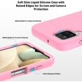 thumbnail image 5 of Galaxy Wireless USA SAMSUNG Galaxy a12 Case, with [Built-in Screen Protector], Full-Body Shockproof Soft Liquid Silicone Hybrid Protective Phone Cover Case, Pink, 5 of 5