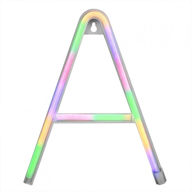 Romantic A Decorative Light, Environmentally Friendly LED English Alphabet Light, For Weddings Bridal Parties Bachelor Parties Birthday Colorful