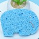 thumbnail image 4 of Infant Bath Bath Rub for Bathroom Use 4Pcs Baby Shower Sponge Blue Elephant, 4 of 4