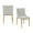 Multi-color, variant on Modrest Mimi Contemporary Beige & Brass Dining Chair (Set of 2)
