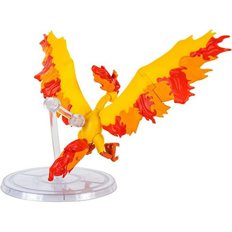  Pokémon 6 Moltres Articulated Battle Figure Toy with Display  Stand - Officially Licensed - Collectible Pokemon Gift for Kids and Adults  - Ages 8+ : Toys & Games