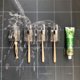 thumbnail image 2 of Stainless steel toothpaste rack Creative non perforated dental, 2 of 4