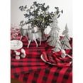 thumbnail image 5 of Saro Lifestyle Buffalo Plaid Cotton Blend Table Runner Red 16"x90", 5 of 5