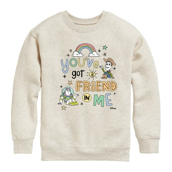 Disney's Toy Story - You've Got A Friend In Me - Toddler & Youth Crewneck Fleece Sweatshirt