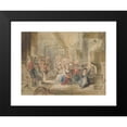 thumbnail image 2 of Peter Paul Rubens 18x14 Black Modern Framed Museum Art Print Titled - A Sermon in a Village Church (ca. 1630), 2 of 5