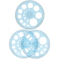 thumbnail image 3 of 3 Pcs Protracteurs de Géométrie à 360 Degrés avec Mesure d'Angle du Bras Oscillant, 3 of 9