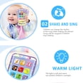 thumbnail image 3 of Leileiiiii Kids Smart Charging Phone Toy Music Sound Light Mobile Early Educational Toy Foam for Kids Ages 4-8, 3 of 9