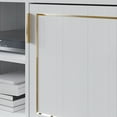 thumbnail image 5 of Castle Place Glam 47" TV Stand Console for TVs up to 55", White, 5 of 9