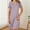 Purple, variant on XINXIAOO Nightgowns For Women With Built In Bra V Neck Short Sleeve Sleepwear Casual Loose Nightshirts Soft Comfy Sleepshirts Women Nightgown Shirt Night Gowns Women Women Night Gown Summer Summer