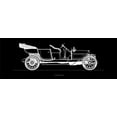 thumbnail image 2 of Fantini, Antonio 32x14 Gold Ornate Wood Framed with Double Matting Museum Art Print Titled - Lancia 1909, 2 of 4