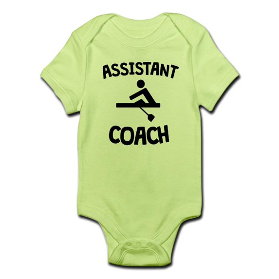 CafePress - Assistant Rowing Coach Body Suit - Baby Light Bodysuit