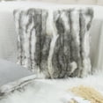 thumbnail image 6 of Home Soft Things Jacquard Faux Fur 2 Piece Throw Pillow Cover Set - Grey - 20" x 20", 6 of 7