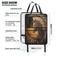 thumbnail image 3 of Qxltty The Sunset Stallion Car Seat Back Protectors with 3 Pocket Storage Bag Universal Fit Automotive Interior Decoration, 3 of 7