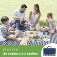 thumbnail image 2 of Tapete Impermeable Acampar 145x200cm Azul, 2 of 5