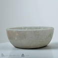 thumbnail image 2 of Light Beige Marble Vessel Sink – Handcrafted Round Bowl Bathroom Basin, 15.16 Inch Polished Natural Marble Vanity Sink, Durable Stone Sink for Modern and Classic Bathroom Decor, 2 of 4